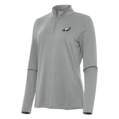 Philadelphia Eagles  Antigua Women's Reprocess Quarter-Zip Top