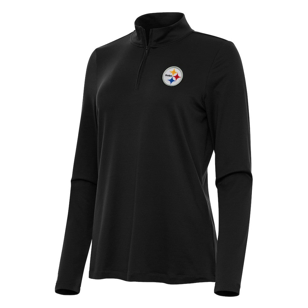 Pittsburgh Steelers  Antigua Women's Reprocess Quarter-Zip Top
