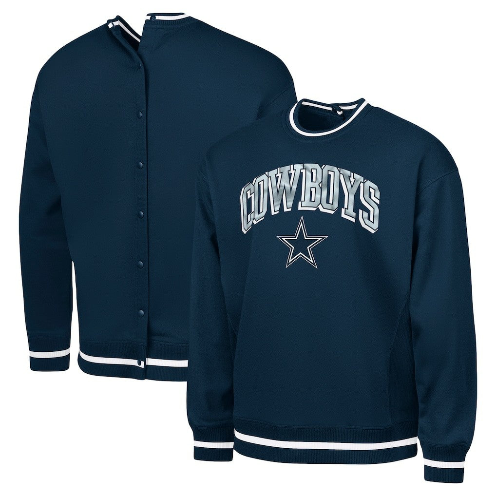 Dallas Cowboys  G-III Sports by Carl Banks Adaptive Blocker Fleece Pullover Sweatshirt