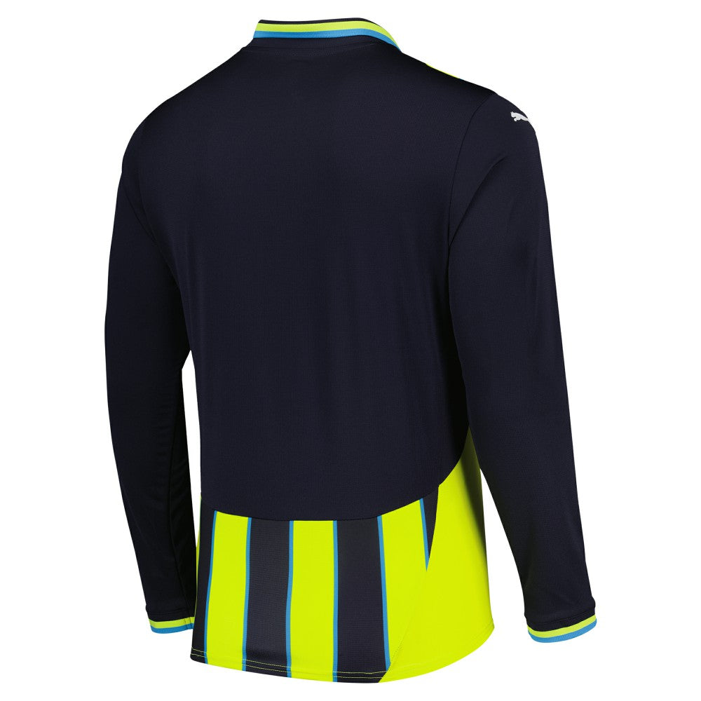 Manchester City 2024/25 Away Replica Long Sleeve Jersey Navy - Puma
