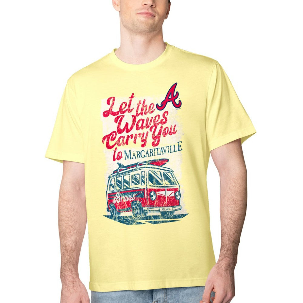 Atlanta Braves Margaritaville Bus Waves Graphic T-Shirt | MLB Online