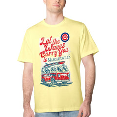 Chicago Cubs Margaritaville Bus Waves Graphic T-Shirt | MLB US