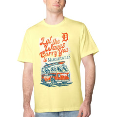 Detroit Tigers Margaritaville Bus Waves Graphic T-Shirt | MLB Outlet