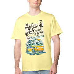 San Diego Padres Margaritaville Bus Waves Graphic T-Shirt | MLB Shop