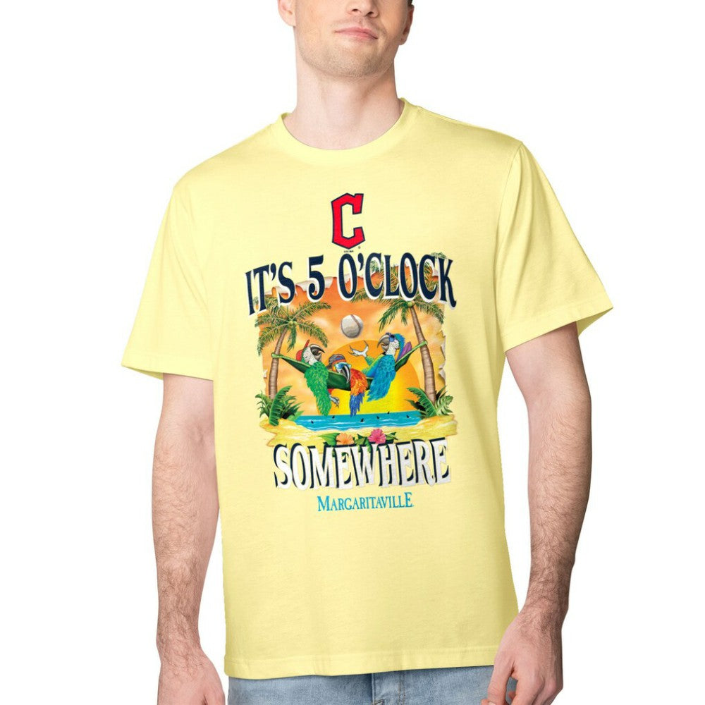 Cleveland Guardians Margaritaville Five O'Clock Graphic T-Shirt | MLB For sale