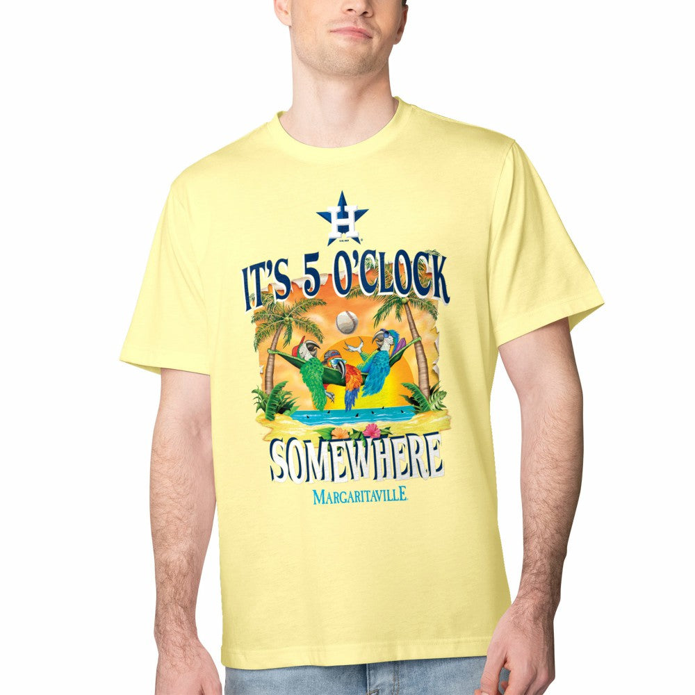 Houston Astros Margaritaville Five O'Clock Graphic T-Shirt | MLB Sale