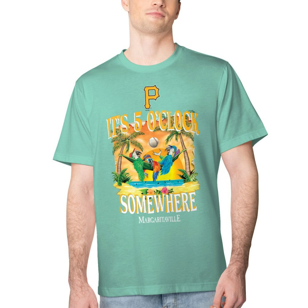Pittsburgh Pirates Margaritaville Five O'Clock Graphic T-Shirt | MLB For sale