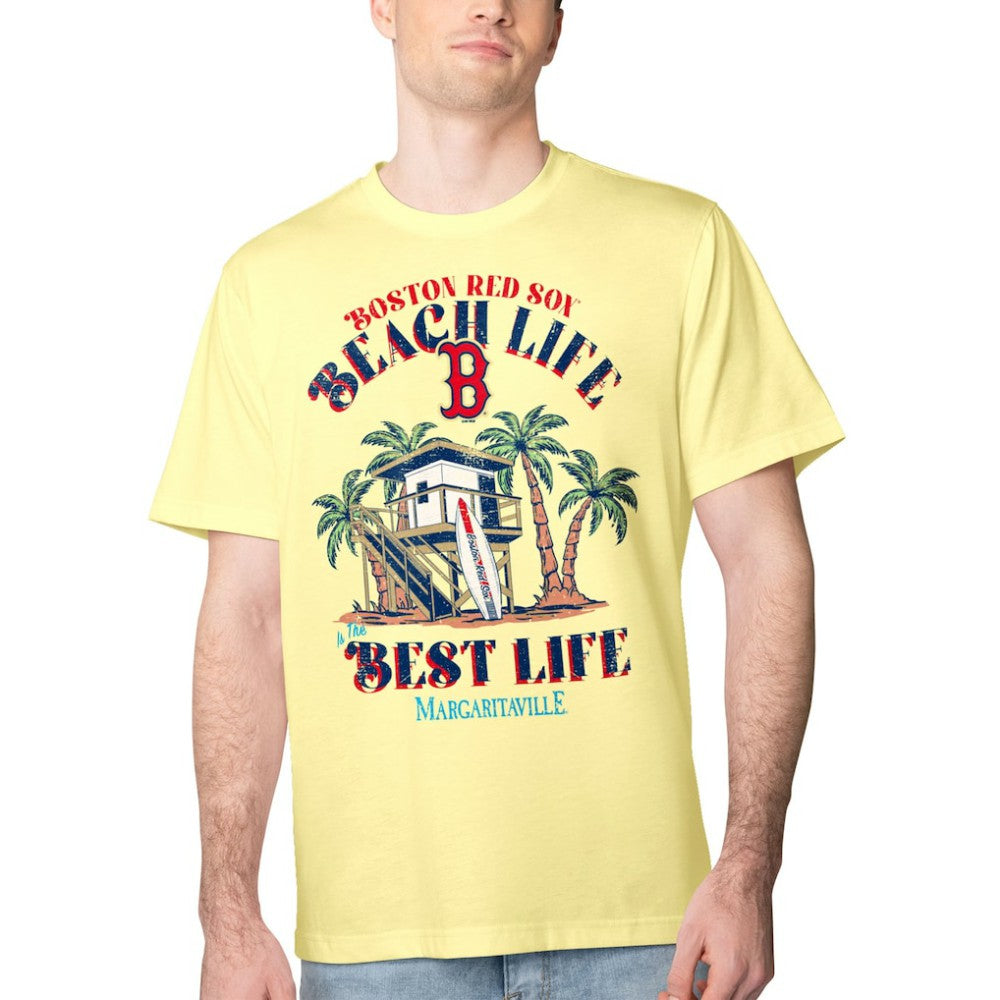 Boston Red Sox Margaritaville Beach Hut Graphic T-Shirt | MLB Discount