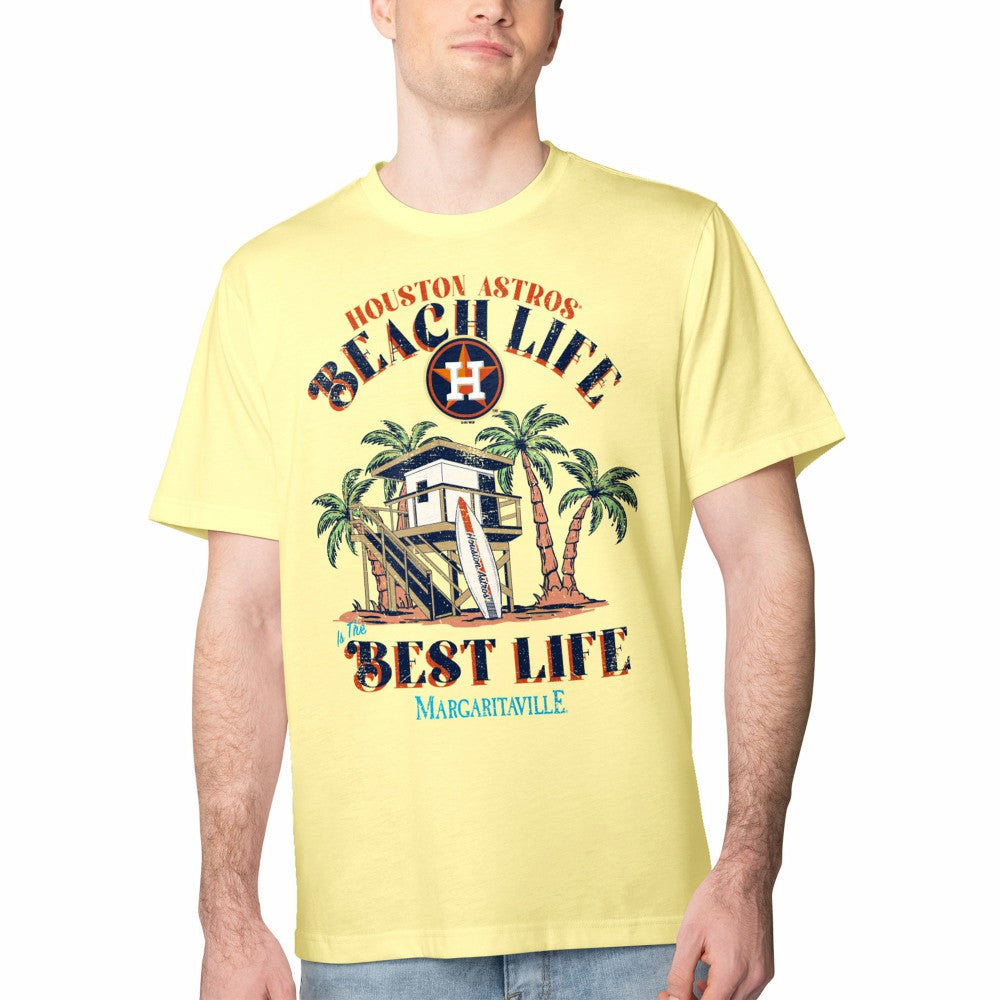 Houston Astros Margaritaville Beach Hut Graphic T-Shirt | MLB New