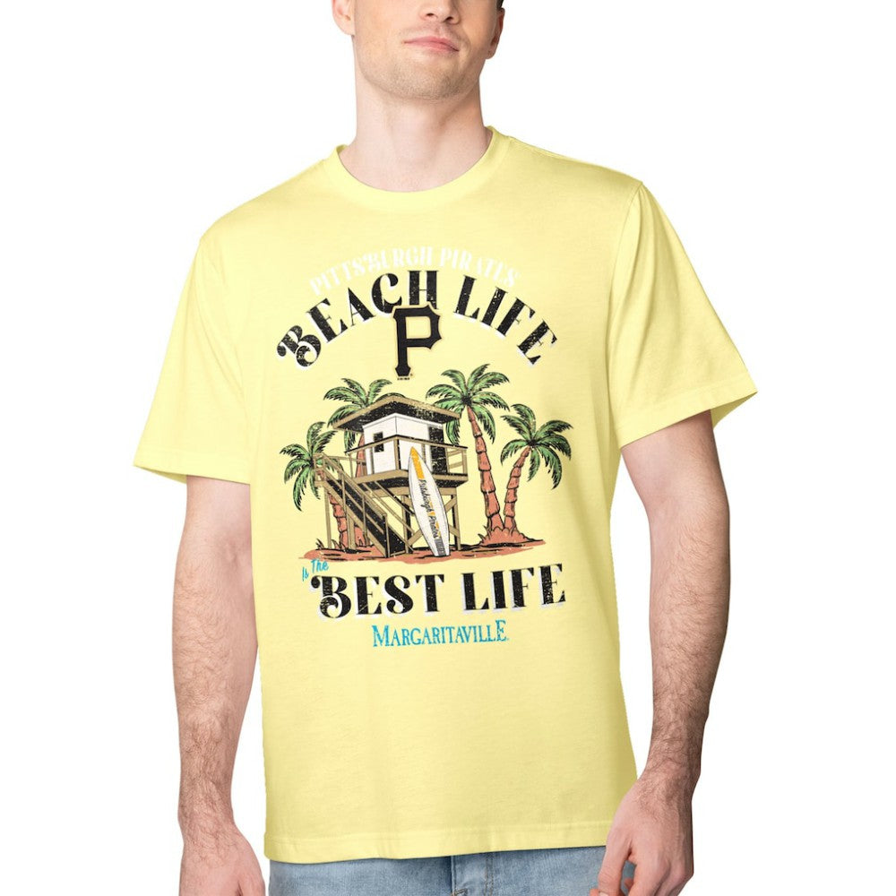 Pittsburgh Pirates Margaritaville Beach Hut Graphic T-Shirt | MLB Sale