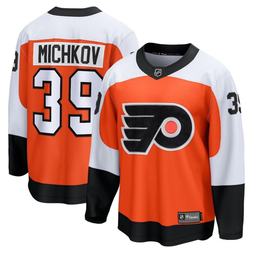 Matvei Michkov Philadelphia Flyers Fanatics Home Premier Breakaway Player Jersey Outlet