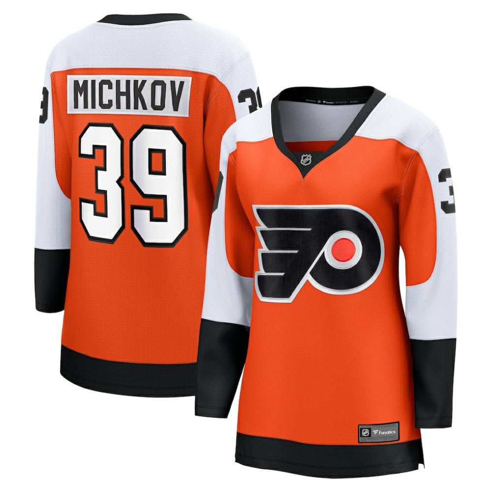 Matvei Michkov Philadelphia Flyers Fanatics Women's Home Breakaway Jersey Outlet