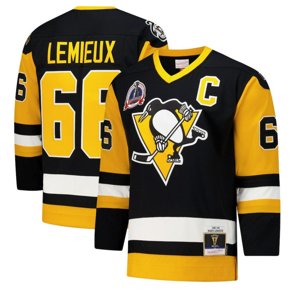 Mario Lemieux Pittsburgh Penguins 1991-92 Power Play Jersey For Sale