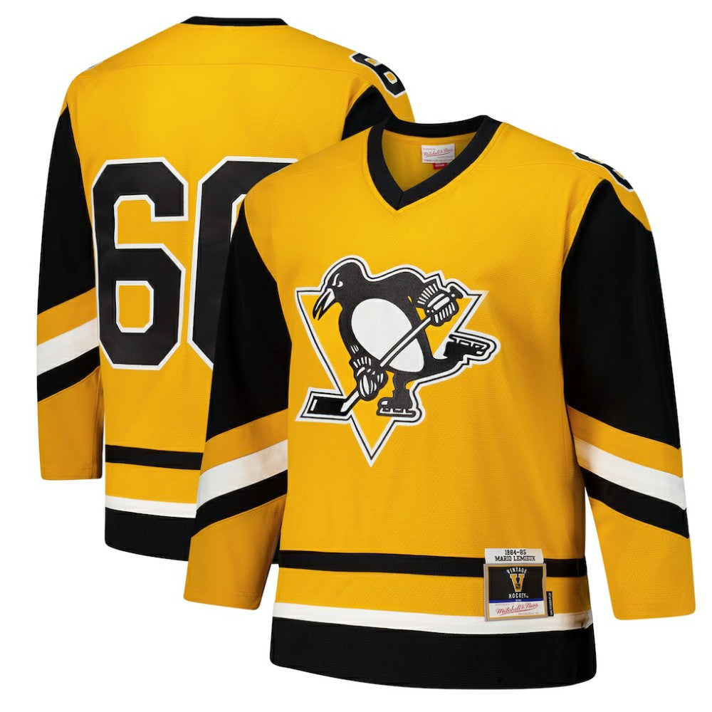 Mario Lemieux Pittsburgh Penguins 1984-85 Power Play Jersey Online