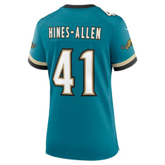 Jacksonville Jaguars Nike Josh Hines-Allen  Women's Prowler Throwback Game Jersey