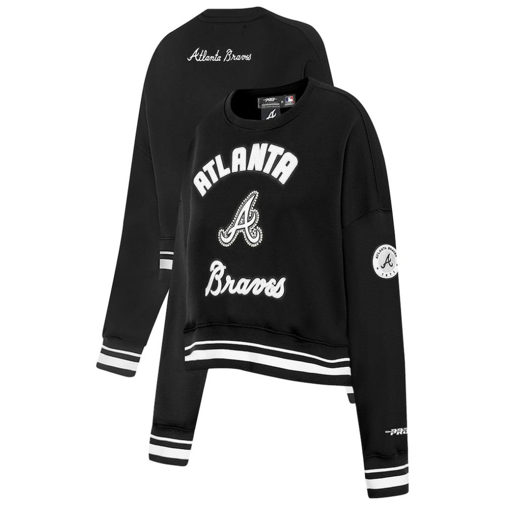 Atlanta Braves Pro Standard Women's Pearl Cropped Pullover Sweatshirt
 | MLB Near me