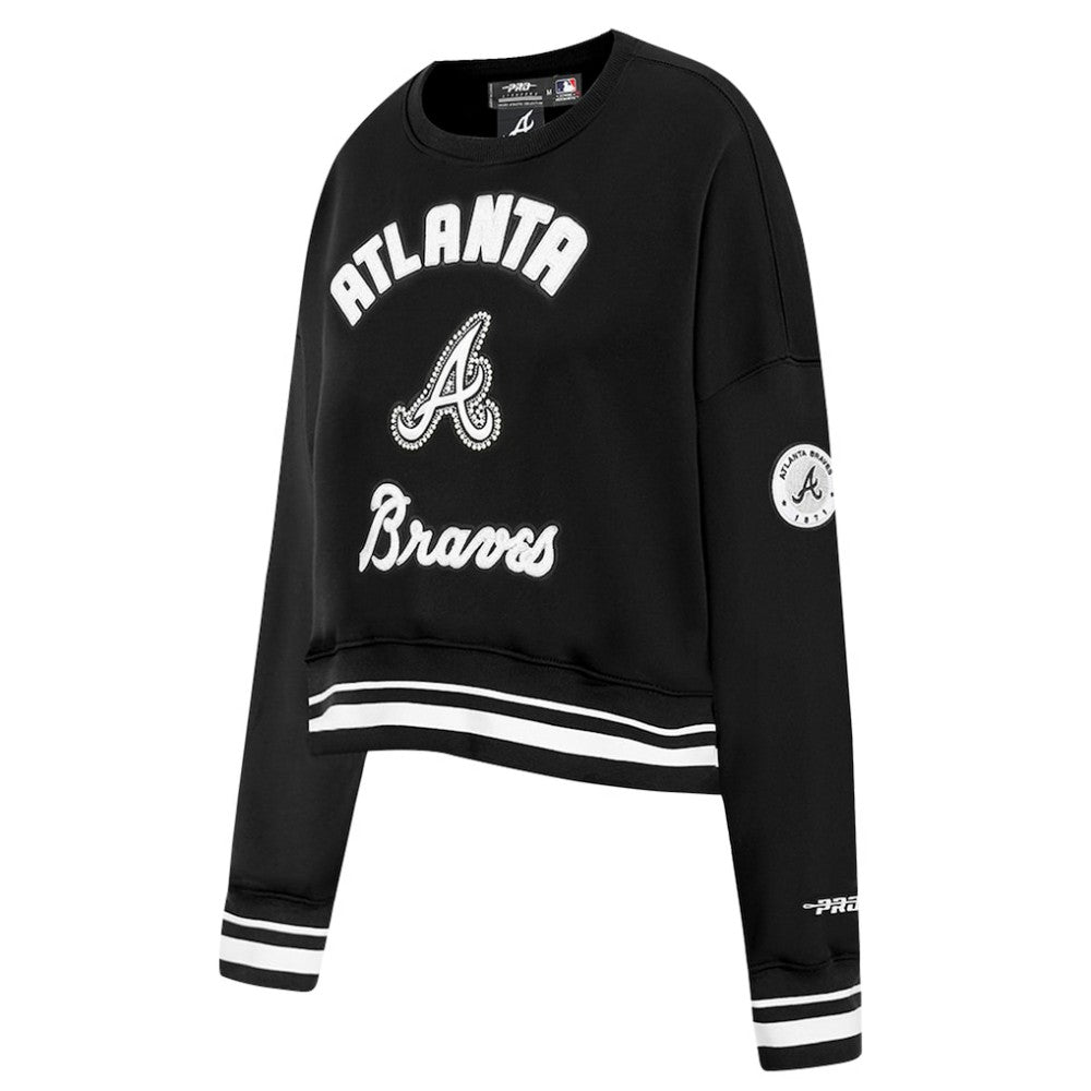 Atlanta Braves Pro Standard Women's Pearl Cropped Pullover Sweatshirt
 | MLB Near me