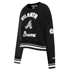 Atlanta Braves Pro Standard Women's Pearl Cropped Pullover Sweatshirt
 | MLB Near me