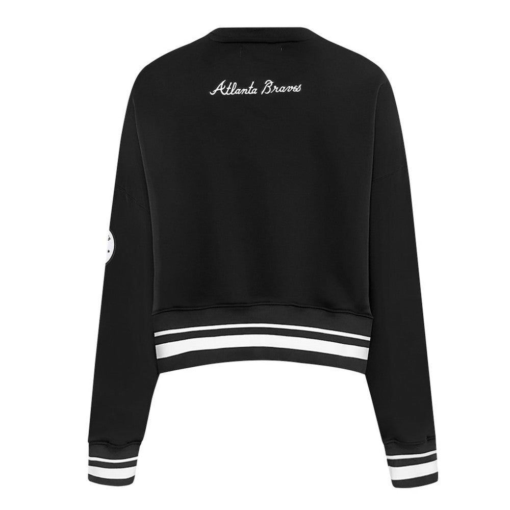 Atlanta Braves Pro Standard Women's Pearl Cropped Pullover Sweatshirt
 | MLB Near me