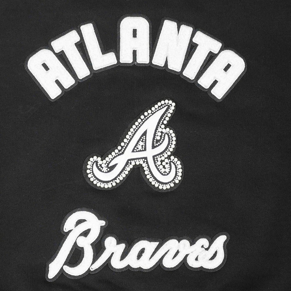 Atlanta Braves Pro Standard Women's Pearl Cropped Pullover Sweatshirt
 | MLB Near me