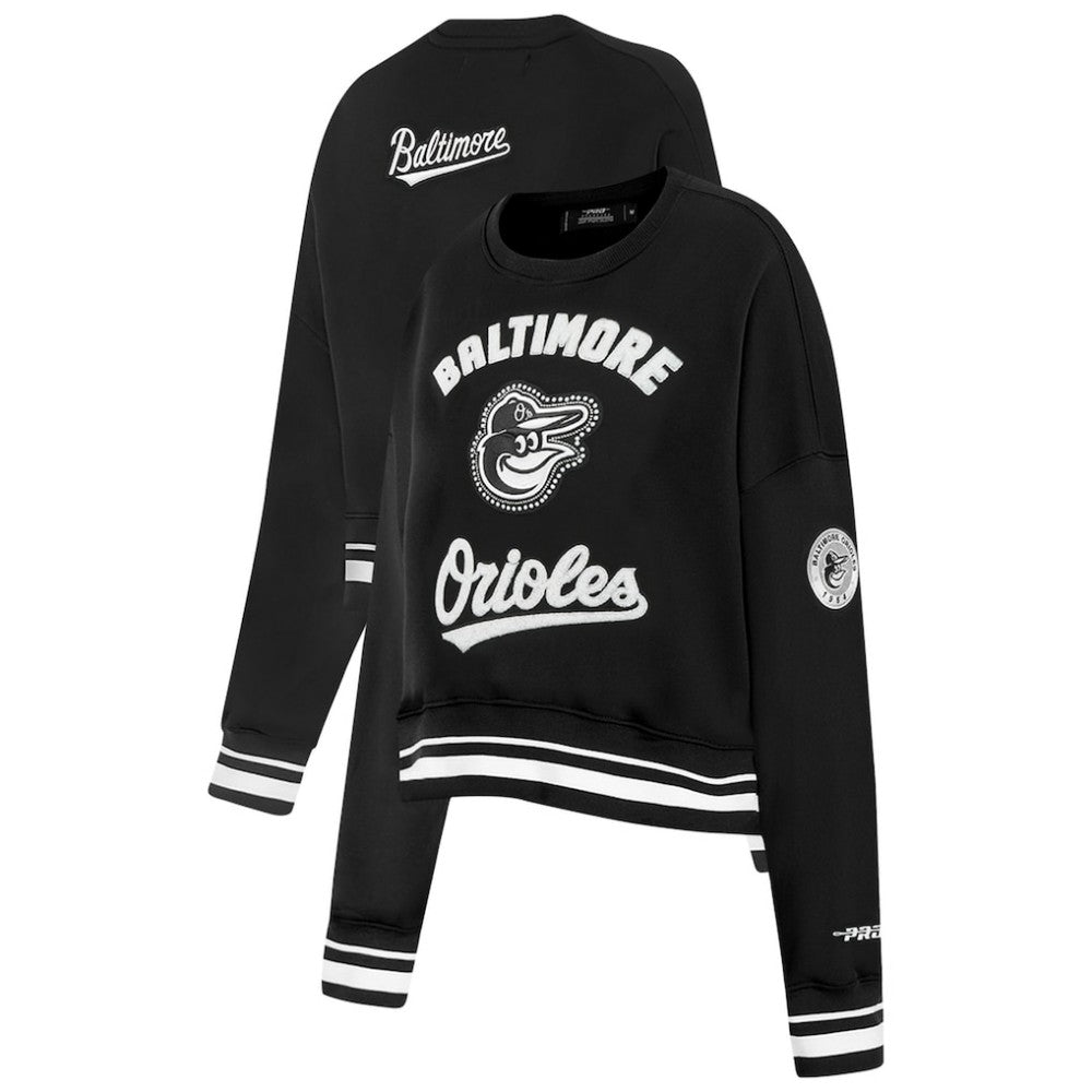 Baltimore Orioles Pro Standard Women's Pearl Cropped Pullover Sweatshirt
 | MLB Sale