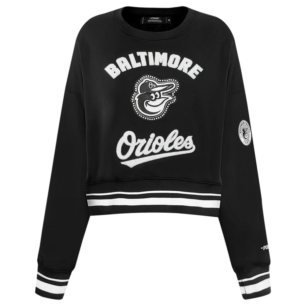 Baltimore Orioles Pro Standard Women's Pearl Cropped Pullover Sweatshirt
 | MLB Sale