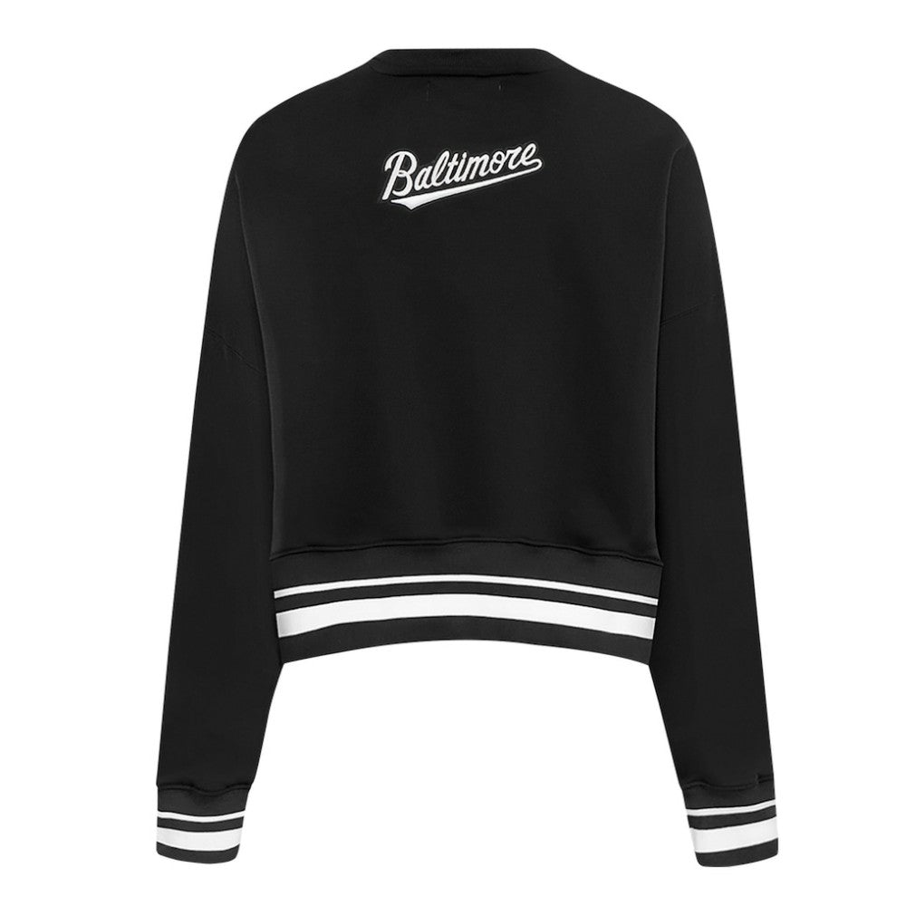 Baltimore Orioles Pro Standard Women's Pearl Cropped Pullover Sweatshirt
 | MLB Sale