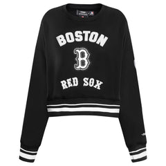 Boston Red Sox Pro Standard Women's Pearl Cropped Pullover Sweatshirt
 | MLB US