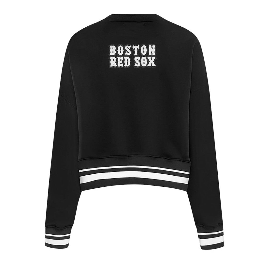 Boston Red Sox Pro Standard Women's Pearl Cropped Pullover Sweatshirt
 | MLB US