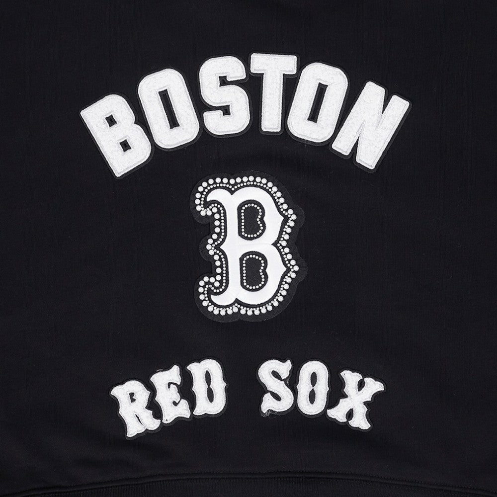 Boston Red Sox Pro Standard Women's Pearl Cropped Pullover Sweatshirt
 | MLB US