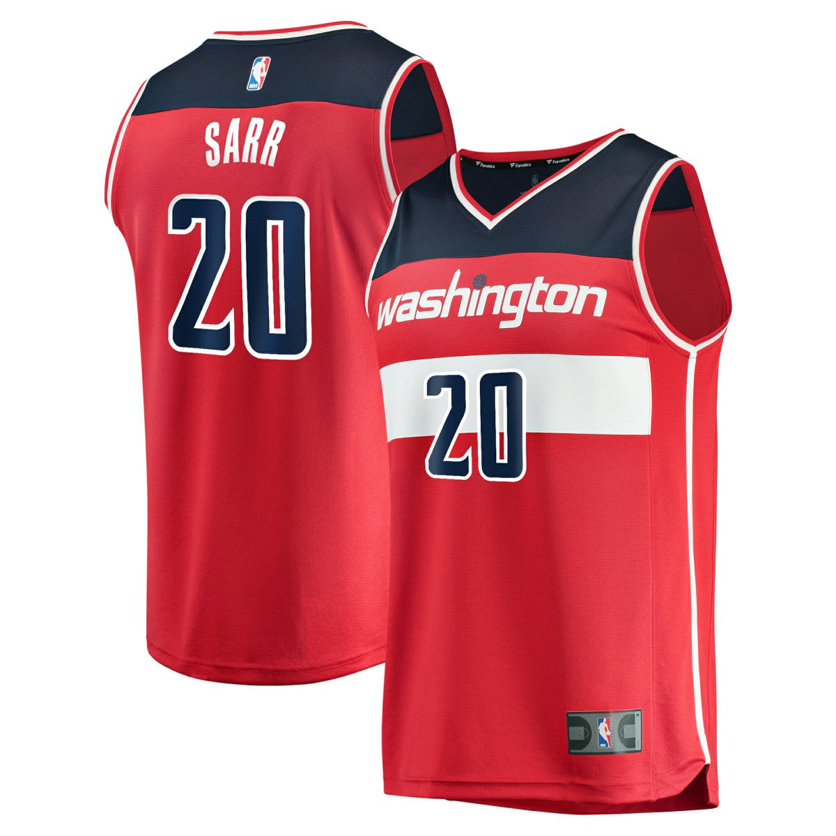 Alexandre Sarr Washington Wizards Fast Break Replica Player Jersey Discount