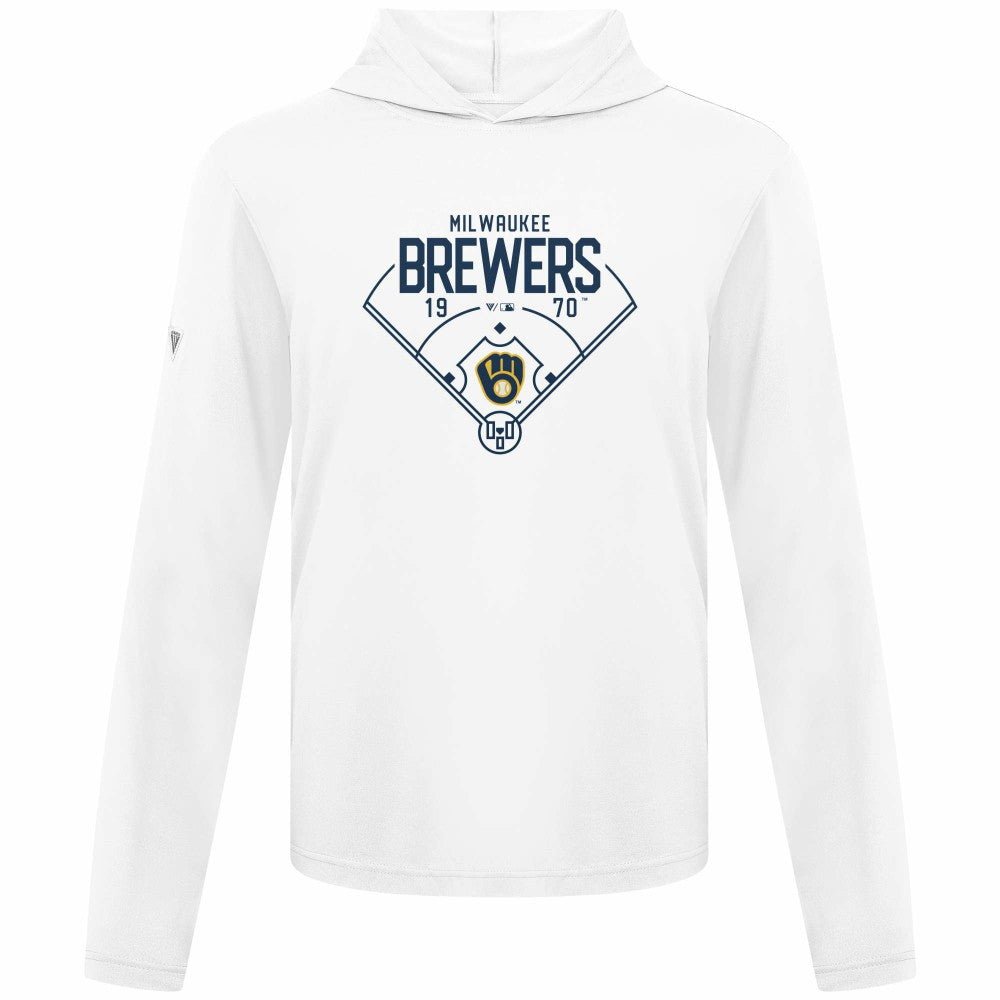 Milwaukee Brewers Levelwear Anthem Home Field Pullover Hoodie | MLB US