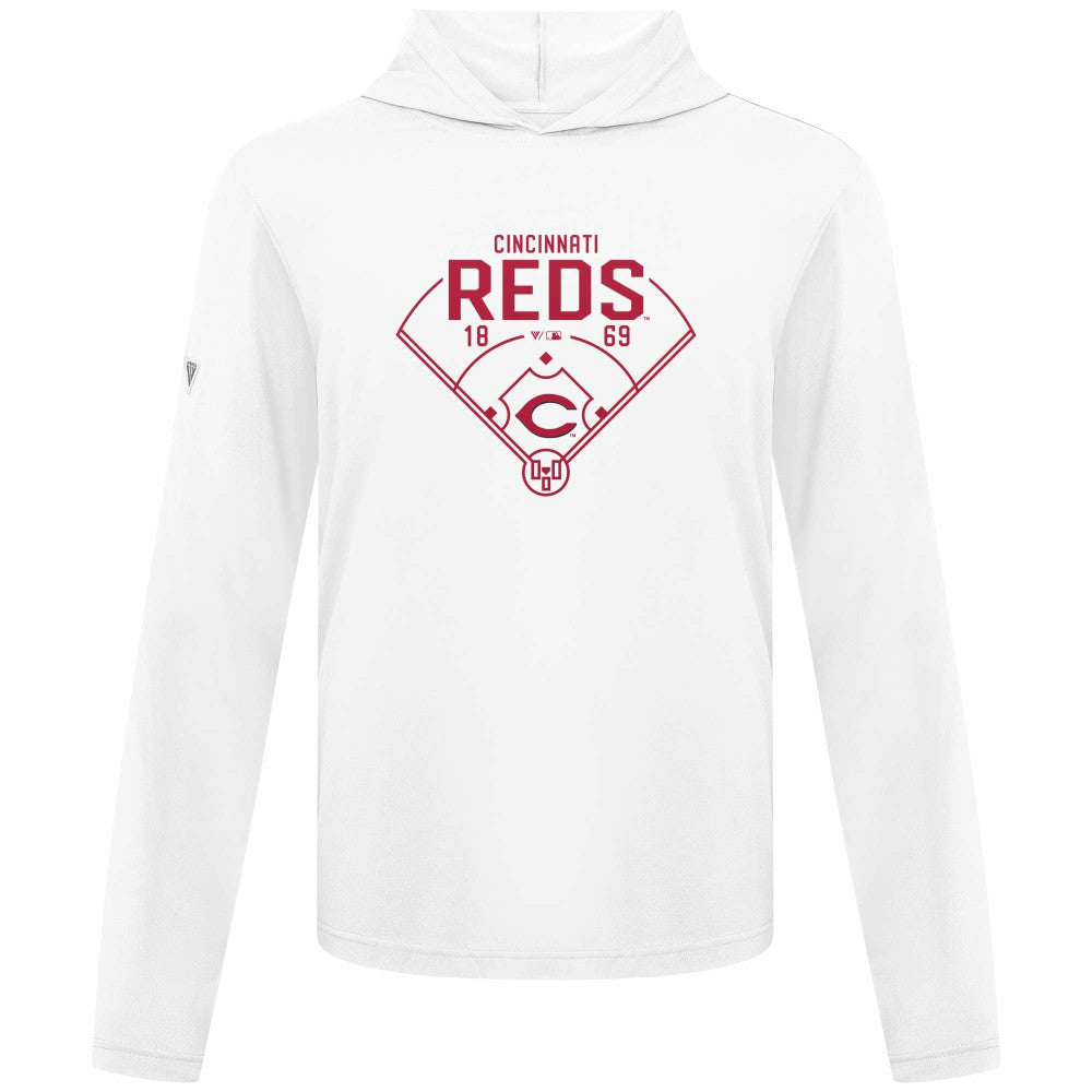 Cincinnati Reds Levelwear Anthem Home Field Pullover Hoodie | MLB Outlet
