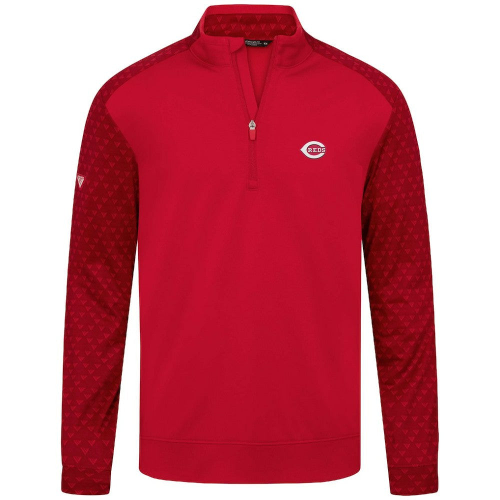 Cincinnati Reds Levelwear Aztec Insignia 2.0 Quarter-Zip Pullover Top | MLB US