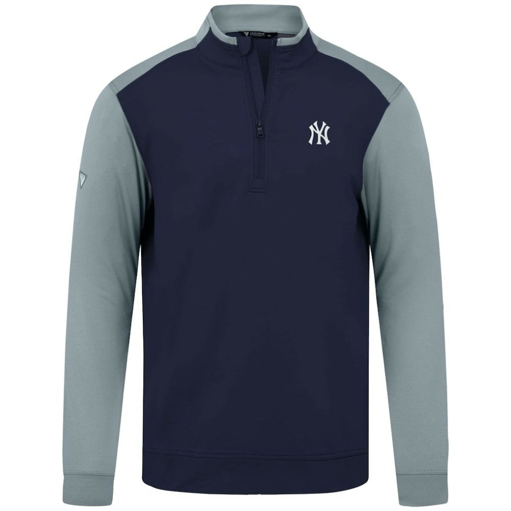 New York Yankees Levelwear Insignia 2.0 Quarter-Zip Pullover Top | MLB Discount
