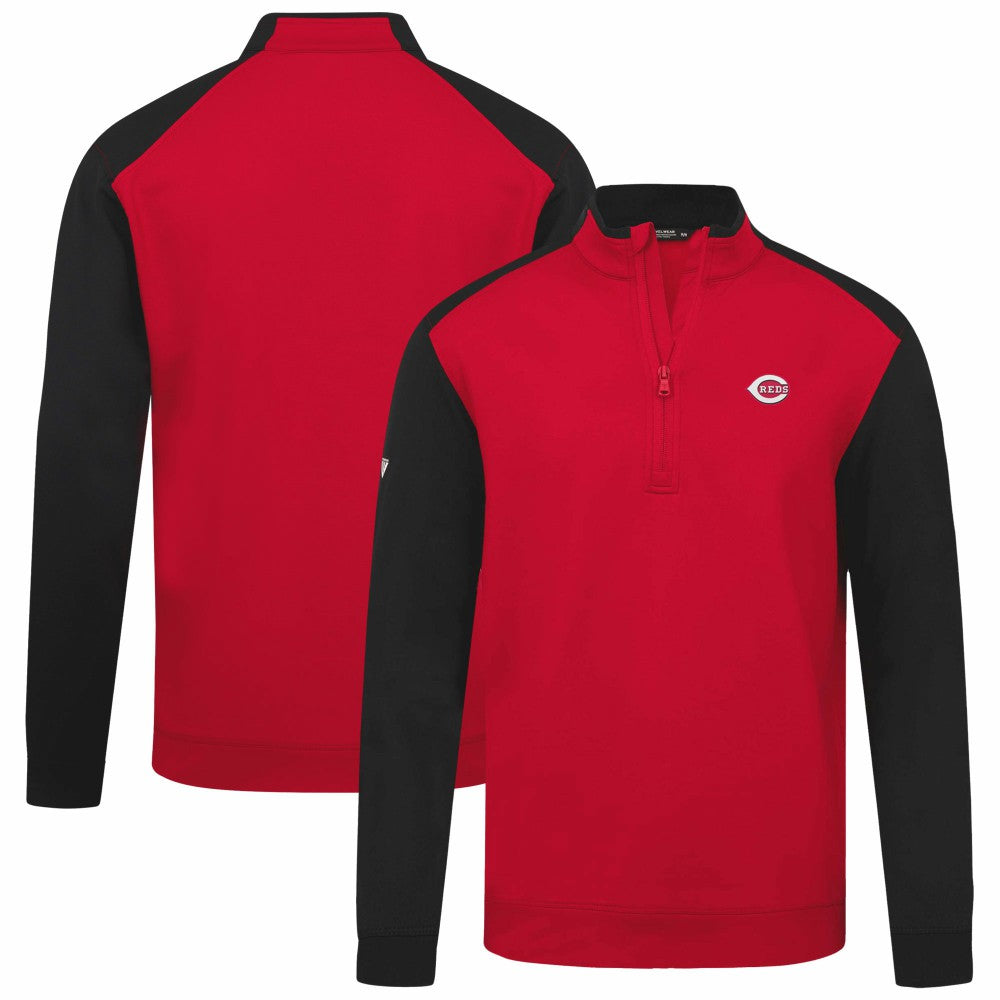 Cincinnati Reds Levelwear Insignia 2.0 Quarter-Zip Pullover Top | MLB Discount