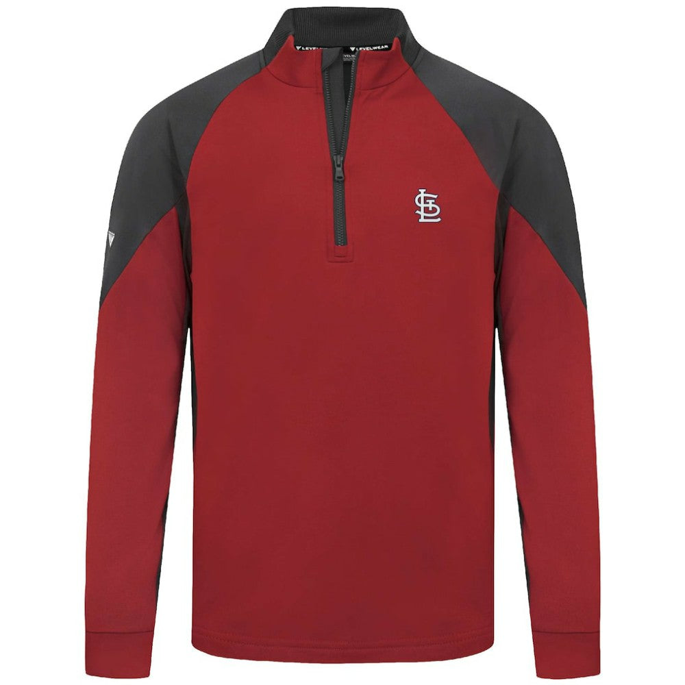 St. Louis Cardinals Levelwear Cadet Insignia 2.0 Raglan Quarter-Zip Jacket | MLB On Sale