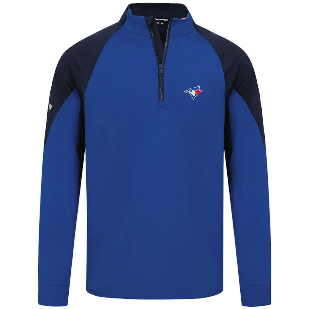 Toronto Blue Jays Levelwear Cadet Insignia 2.0 Raglan Quarter-Zip Jacket | MLB New
