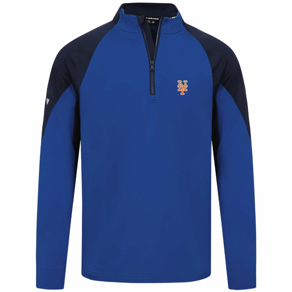 New York Mets Levelwear Cadet Insignia 2.0 Raglan Quarter-Zip Jacket | MLB Online