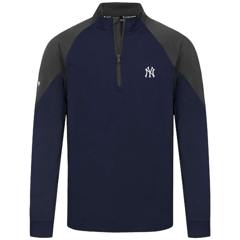 New York Yankees Levelwear Cadet Insignia 2.0 Raglan Quarter-Zip Jacket | MLB Discount