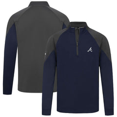 Atlanta Braves Levelwear Cadet Insignia 2.0 Raglan Quarter-Zip Jacket | MLB Outlet