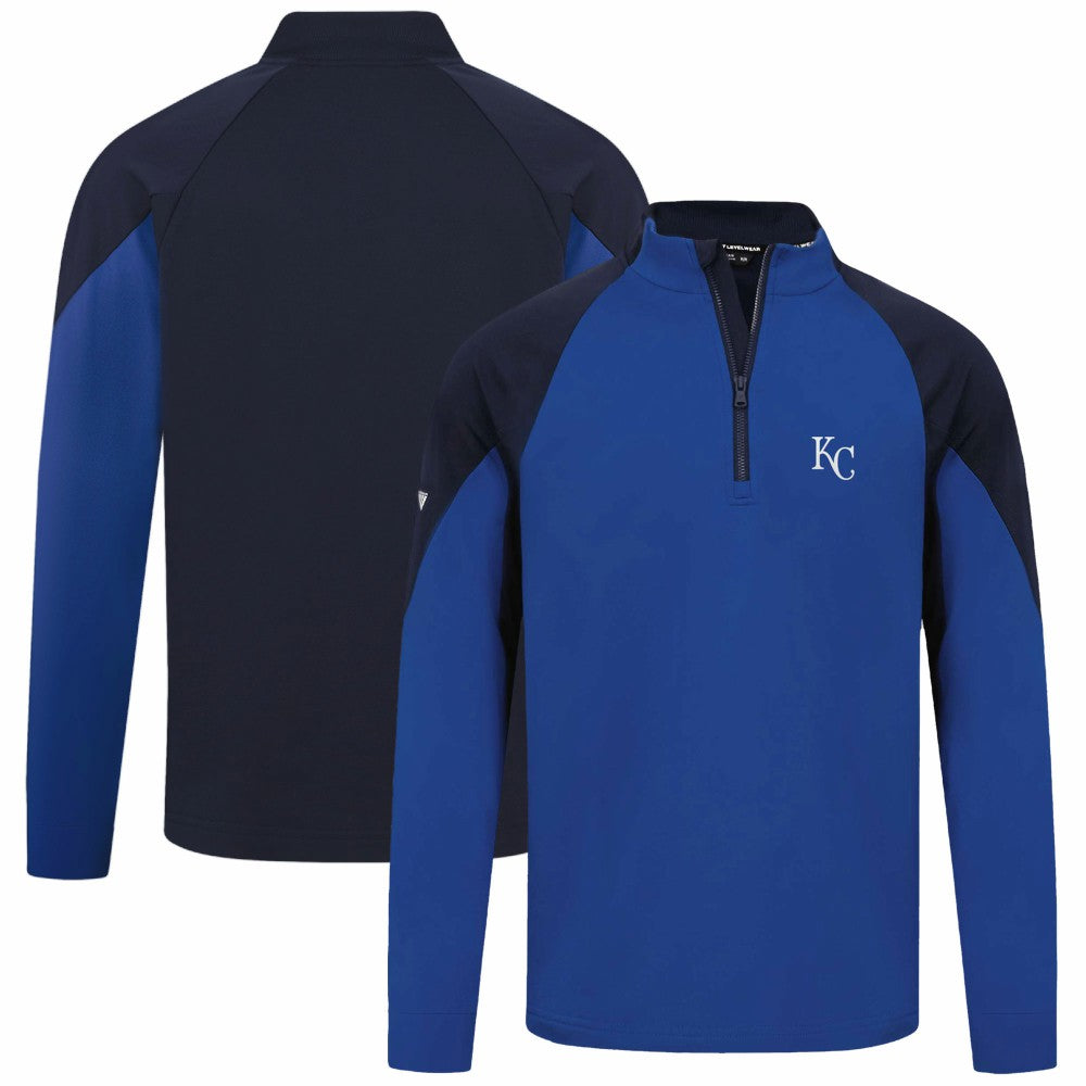 Kansas City Royals Levelwear Cadet Insignia 2.0 Raglan Quarter-Zip Jacket | MLB US