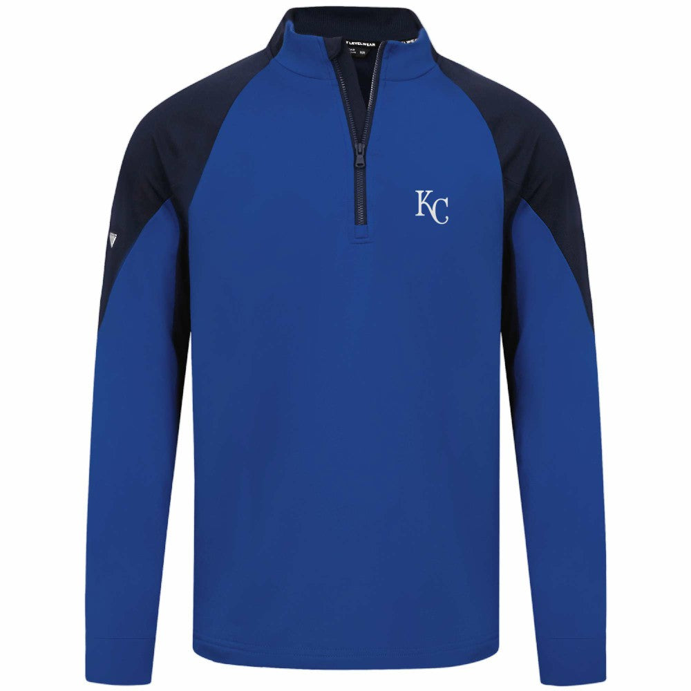 Kansas City Royals Levelwear Cadet Insignia 2.0 Raglan Quarter-Zip Jacket | MLB US