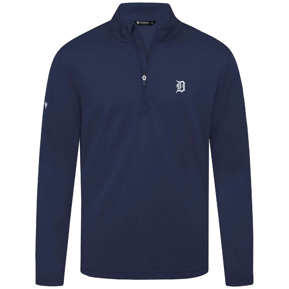 Detroit Tigers Levelwear Heron Insignia 2.0 Quarter-Zip Jacket | MLB US