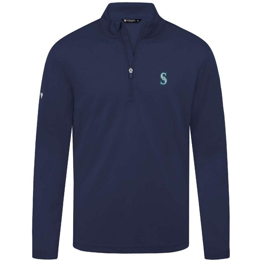 Seattle Mariners Levelwear Heron Insignia 2.0 Quarter-Zip Jacket | MLB For sale