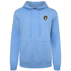 Milwaukee Brewers Levelwear Podium Primary Pullover Hoodie | MLB Discount