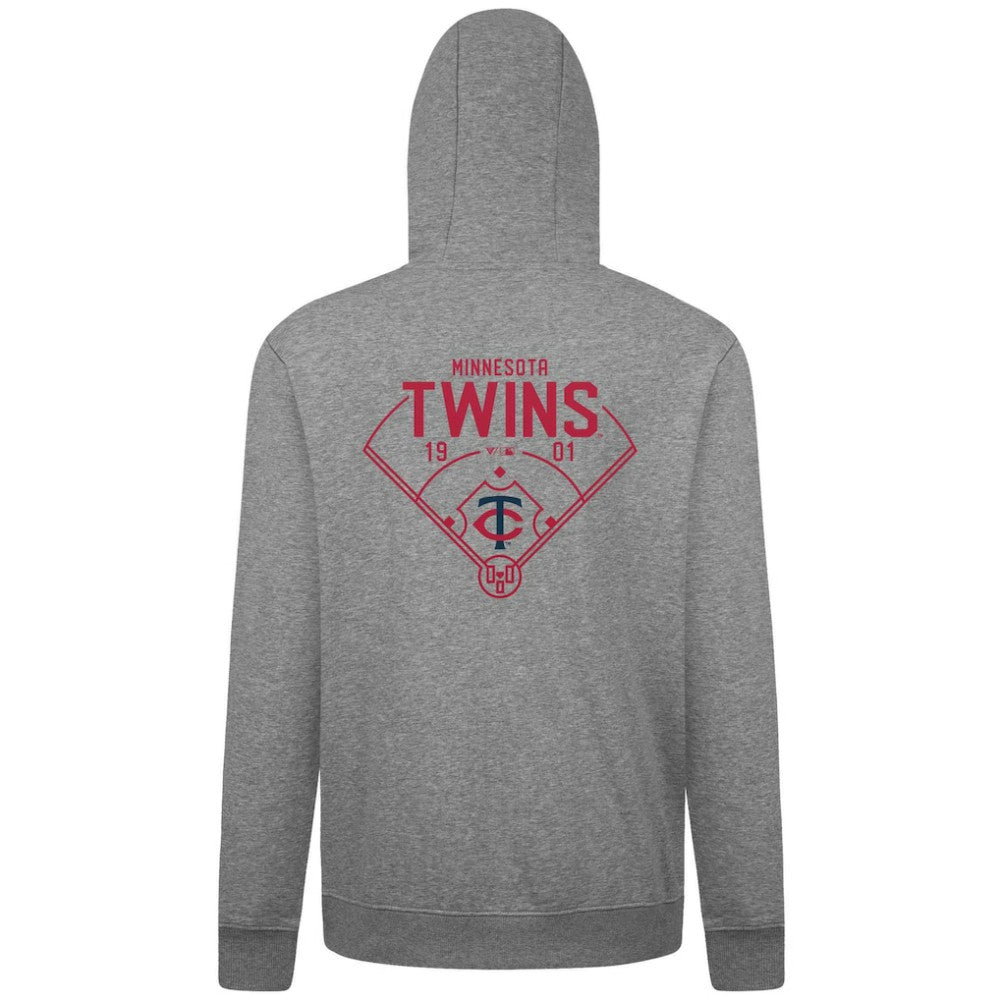Minnesota Twins Levelwear Podium Primary Pullover Hoodie | MLB Discount