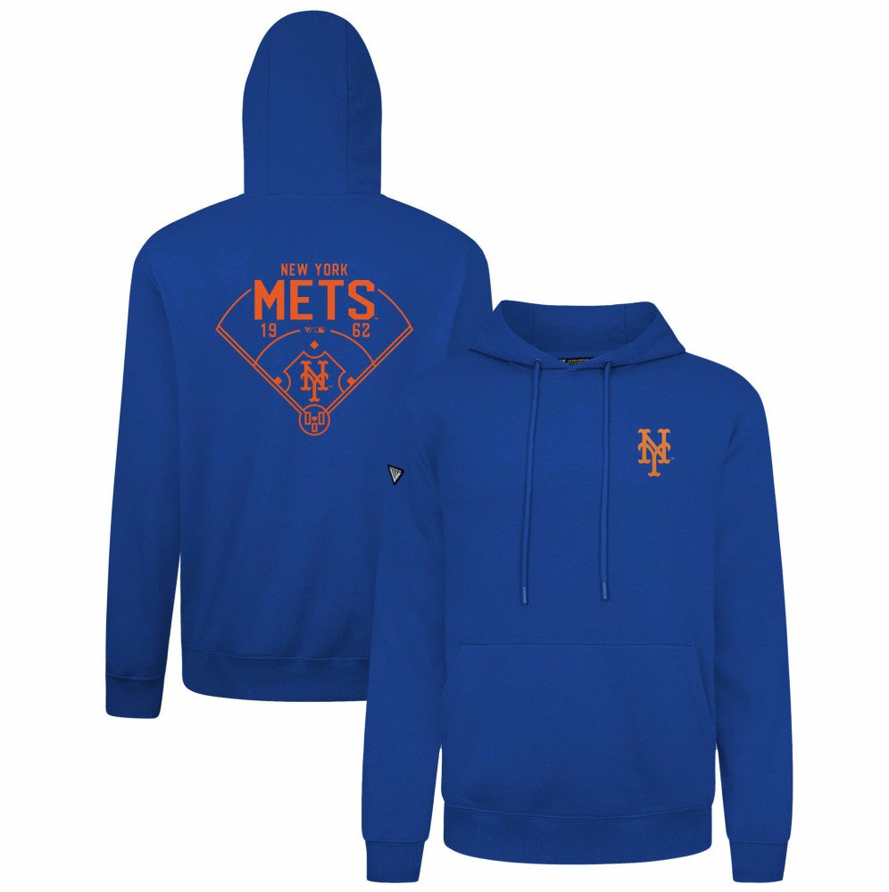 New York Mets Levelwear Podium Primary Pullover Hoodie | MLB For sale