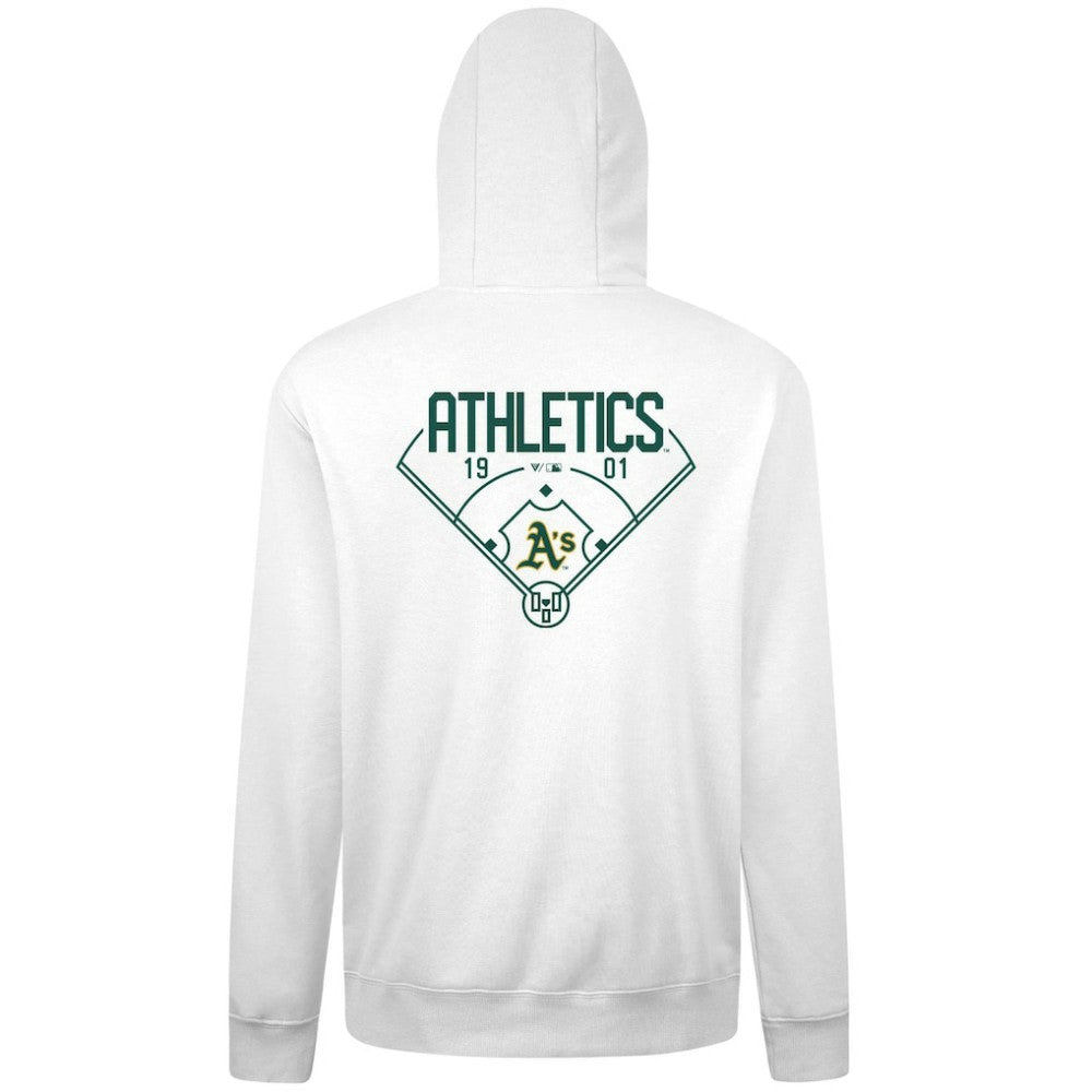 Athletics Levelwear Podium Primary Pullover Hoodie | MLB US