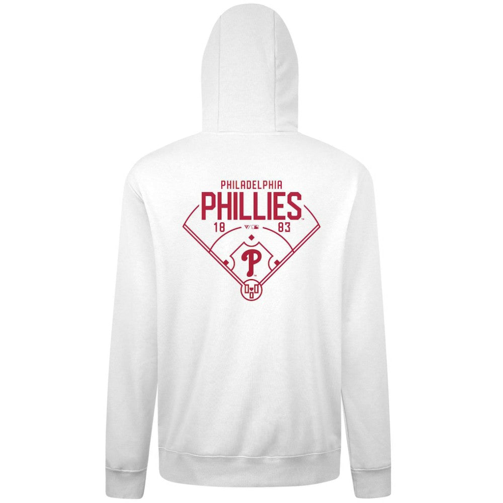 Philadelphia Phillies Levelwear Podium Primary Pullover Hoodie | MLB New